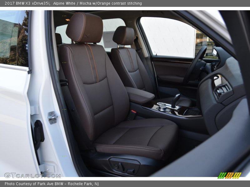 Front Seat of 2017 X3 xDrive35i