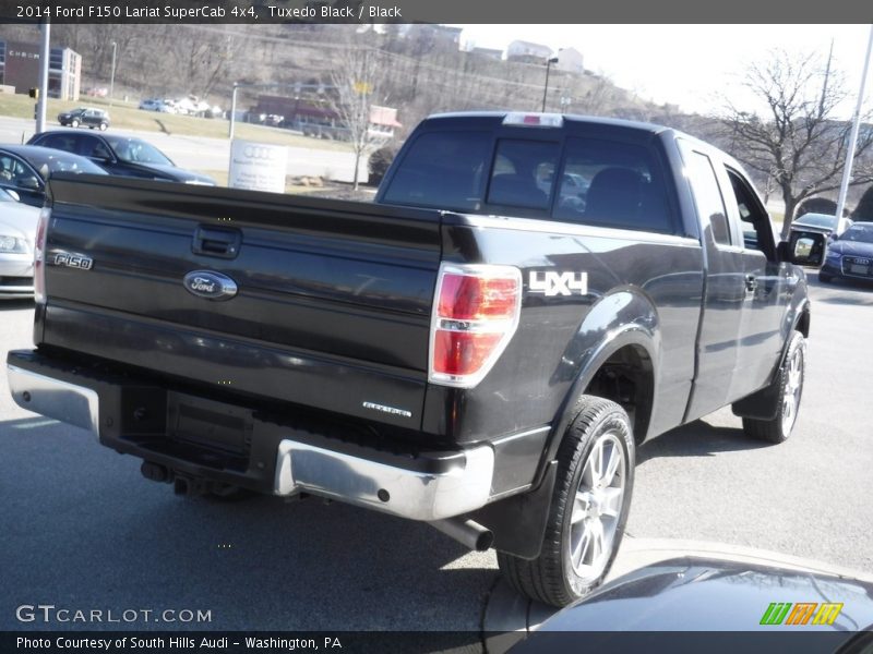 Tuxedo Black / Black 2014 Ford F150 Lariat SuperCab 4x4