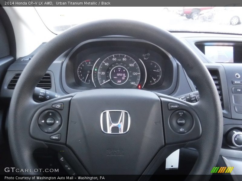 Urban Titanium Metallic / Black 2014 Honda CR-V LX AWD