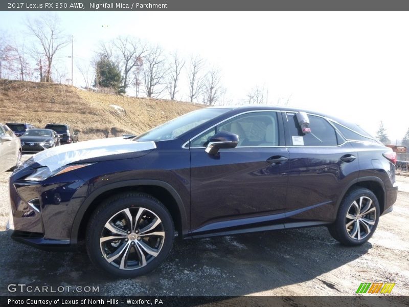 Nightfall Mica / Parchment 2017 Lexus RX 350 AWD
