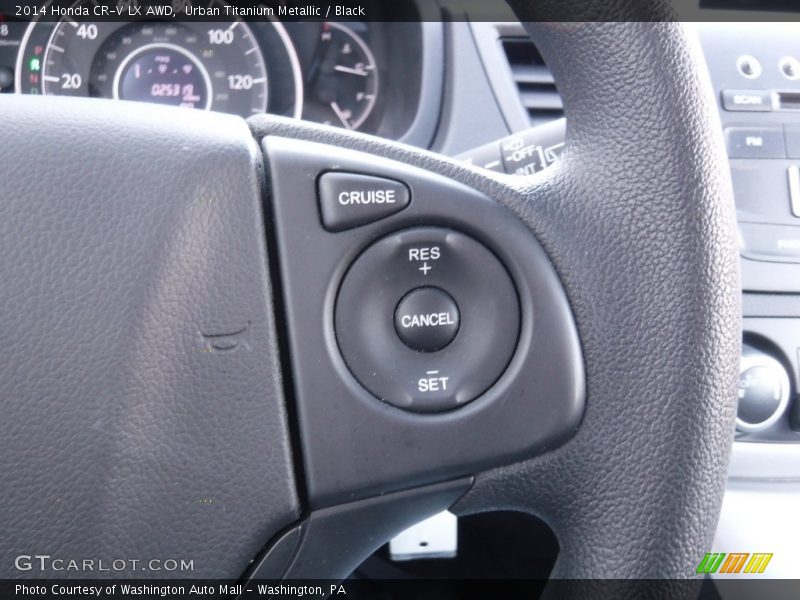 Urban Titanium Metallic / Black 2014 Honda CR-V LX AWD