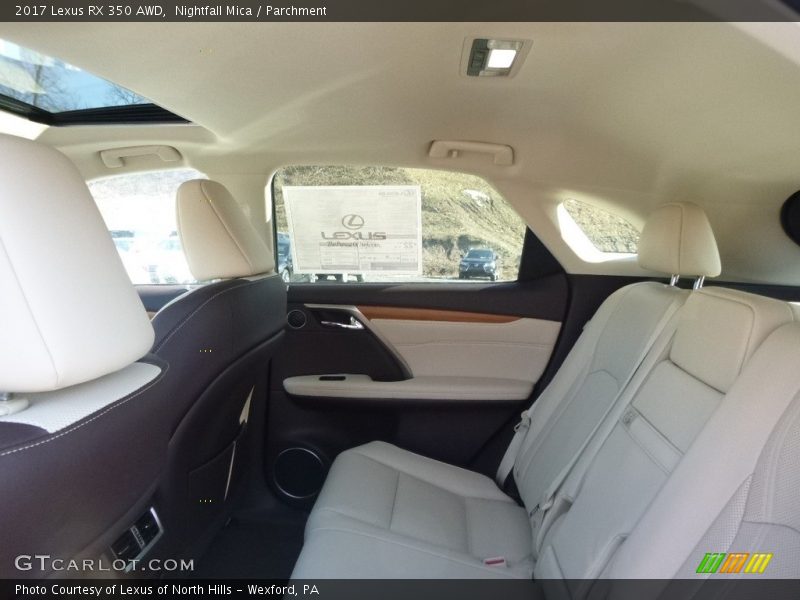 Rear Seat of 2017 RX 350 AWD