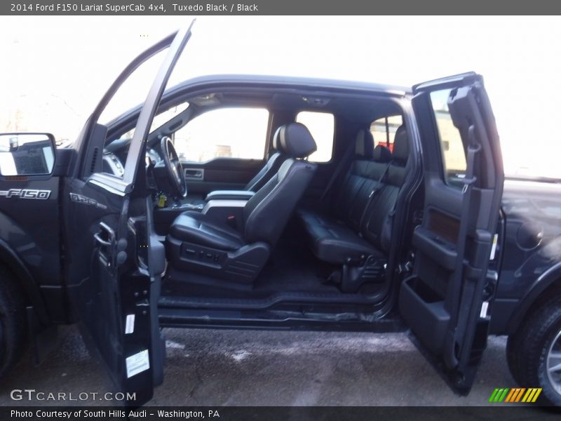 Tuxedo Black / Black 2014 Ford F150 Lariat SuperCab 4x4
