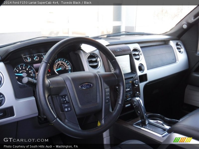Tuxedo Black / Black 2014 Ford F150 Lariat SuperCab 4x4