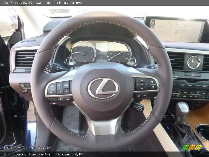 Nightfall Mica / Parchment 2017 Lexus RX 350 AWD