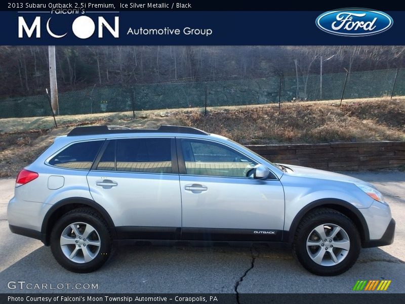 Ice Silver Metallic / Black 2013 Subaru Outback 2.5i Premium