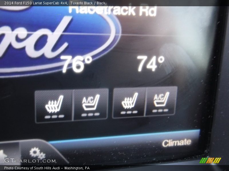 Tuxedo Black / Black 2014 Ford F150 Lariat SuperCab 4x4