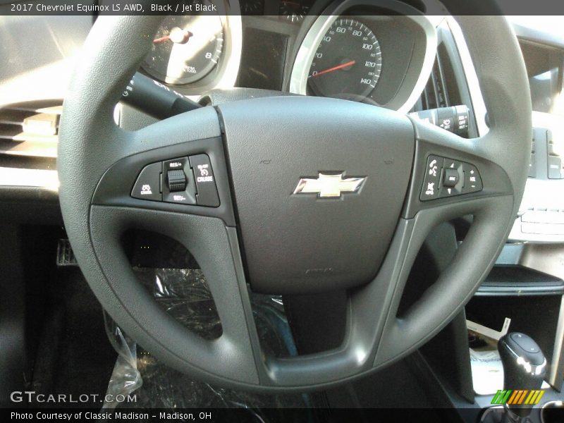 Black / Jet Black 2017 Chevrolet Equinox LS AWD