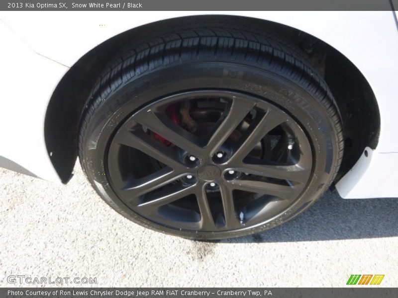 Snow White Pearl / Black 2013 Kia Optima SX