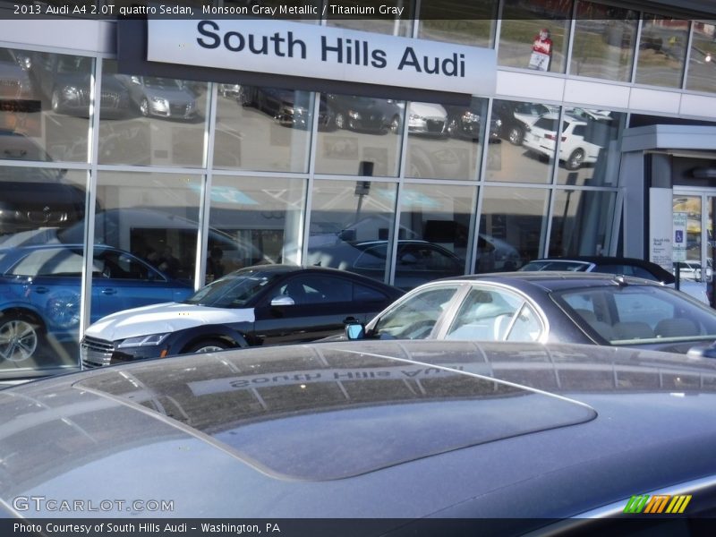 Monsoon Gray Metallic / Titanium Gray 2013 Audi A4 2.0T quattro Sedan