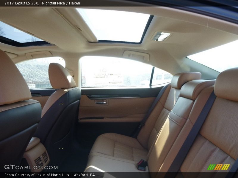 Rear Seat of 2017 ES 350