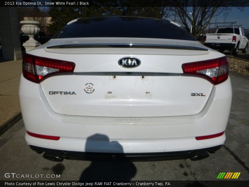 Snow White Pearl / Black 2013 Kia Optima SX