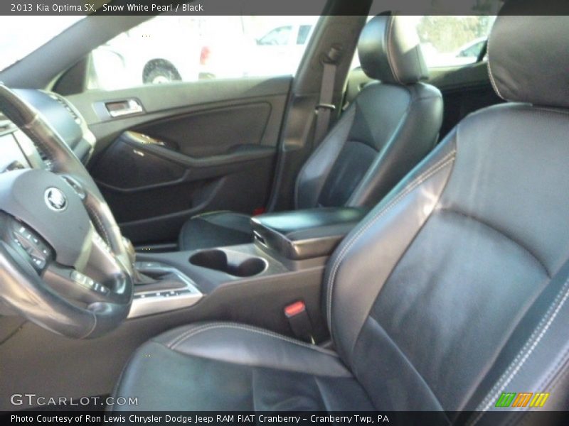 Snow White Pearl / Black 2013 Kia Optima SX