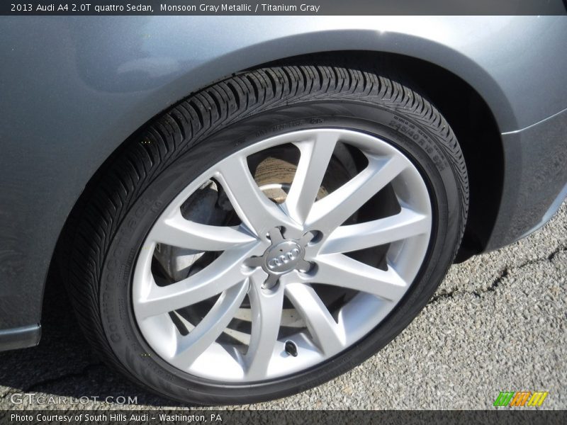 Monsoon Gray Metallic / Titanium Gray 2013 Audi A4 2.0T quattro Sedan