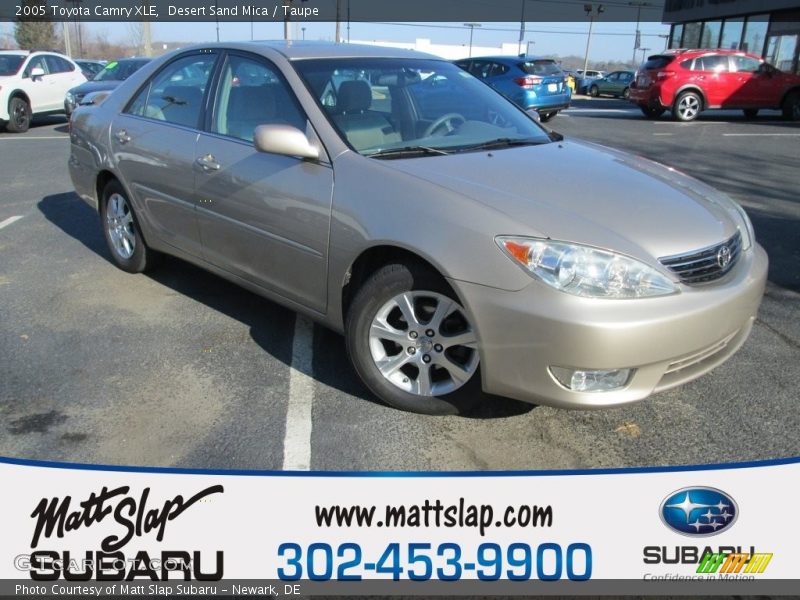 Desert Sand Mica / Taupe 2005 Toyota Camry XLE