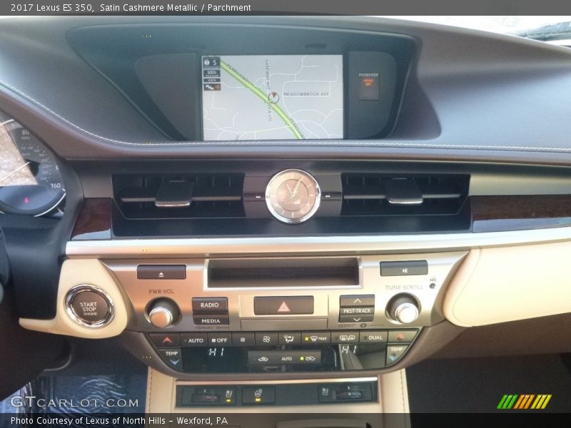 Satin Cashmere Metallic / Parchment 2017 Lexus ES 350