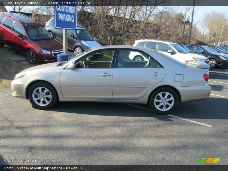 Desert Sand Mica / Taupe 2005 Toyota Camry XLE