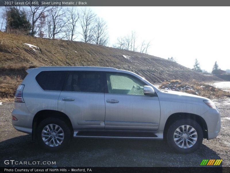 Silver Lining Metallic / Black 2017 Lexus GX 460