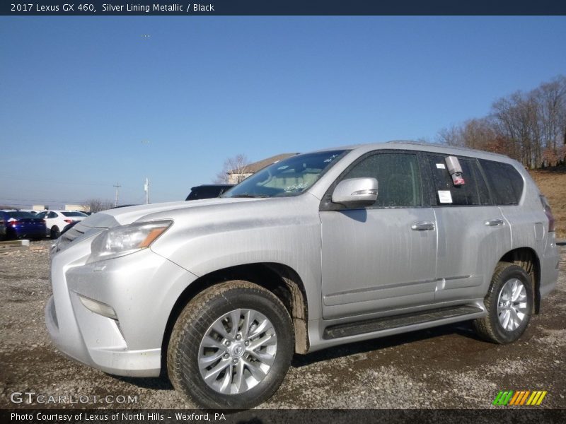 Silver Lining Metallic / Black 2017 Lexus GX 460