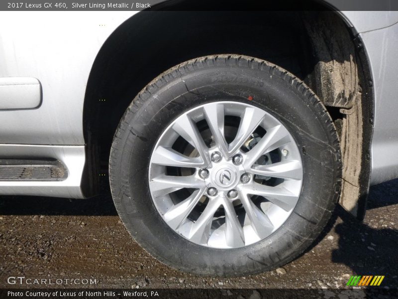 Silver Lining Metallic / Black 2017 Lexus GX 460