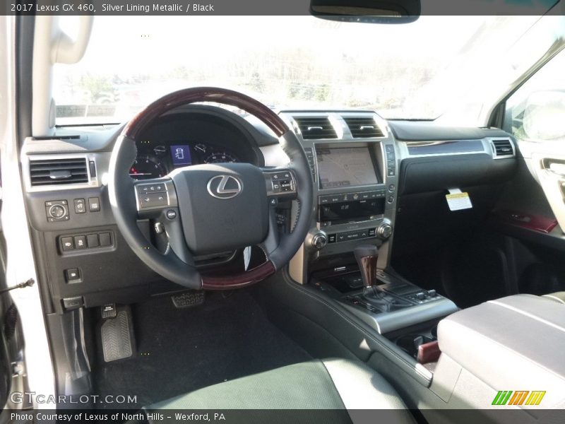 Silver Lining Metallic / Black 2017 Lexus GX 460