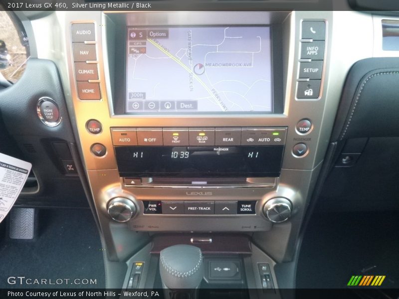 Silver Lining Metallic / Black 2017 Lexus GX 460