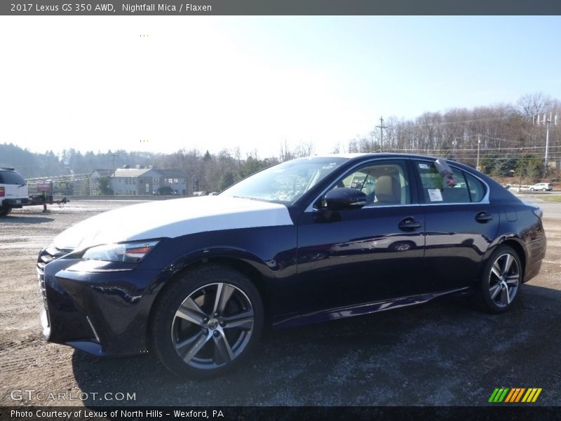 Nightfall Mica / Flaxen 2017 Lexus GS 350 AWD