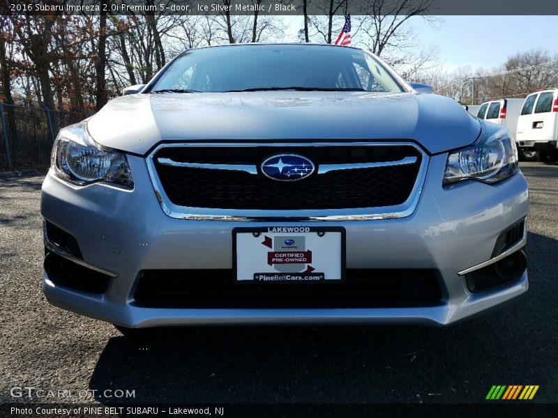 Ice Silver Metallic / Black 2016 Subaru Impreza 2.0i Premium 5-door