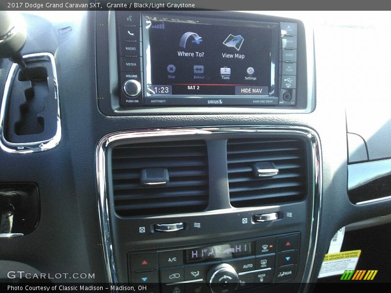Granite / Black/Light Graystone 2017 Dodge Grand Caravan SXT