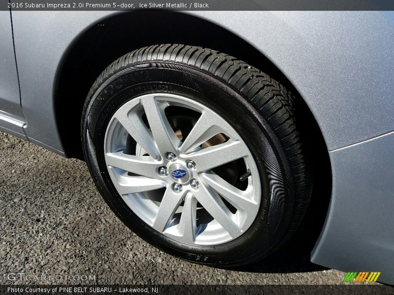 Ice Silver Metallic / Black 2016 Subaru Impreza 2.0i Premium 5-door