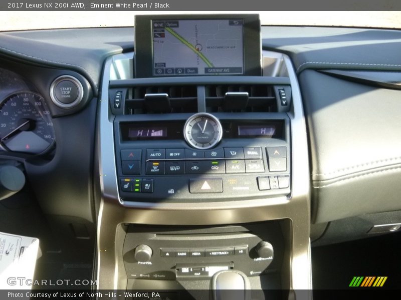 Controls of 2017 NX 200t AWD