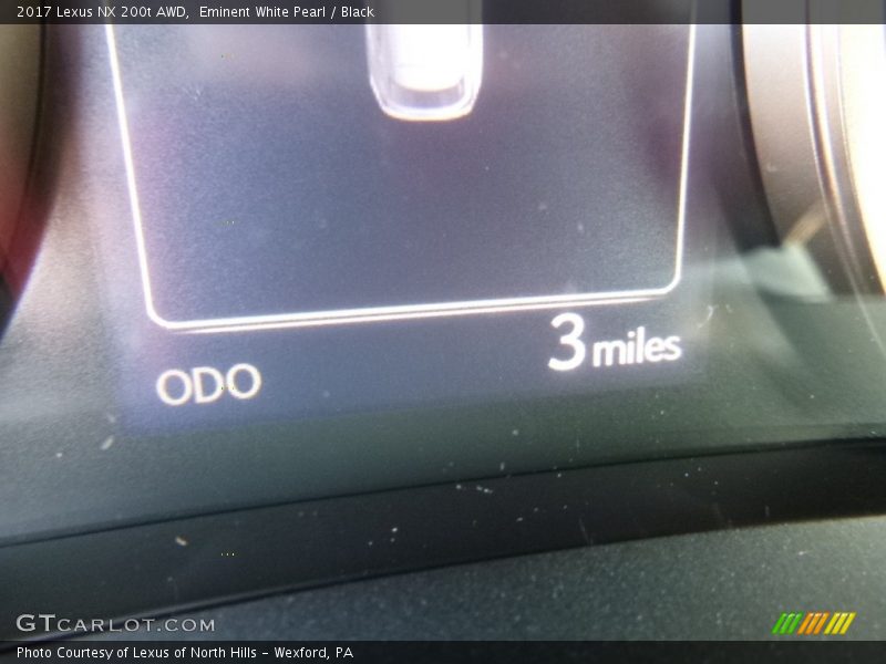 Eminent White Pearl / Black 2017 Lexus NX 200t AWD