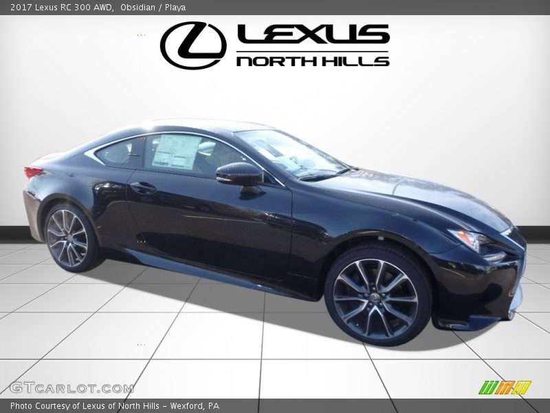 Obsidian / Playa 2017 Lexus RC 300 AWD