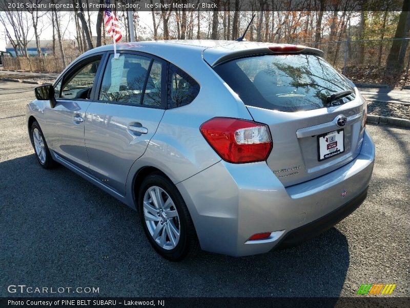 Ice Silver Metallic / Black 2016 Subaru Impreza 2.0i Premium 5-door