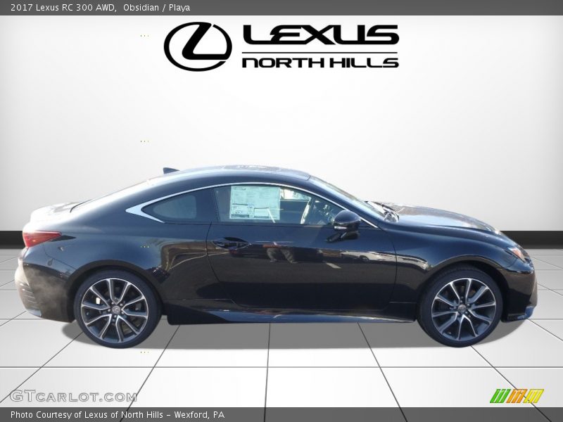 Obsidian / Playa 2017 Lexus RC 300 AWD