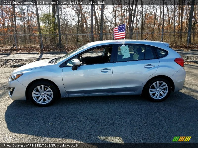 Ice Silver Metallic / Black 2016 Subaru Impreza 2.0i Premium 5-door