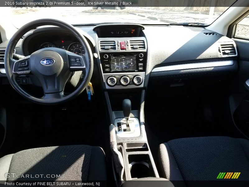Ice Silver Metallic / Black 2016 Subaru Impreza 2.0i Premium 5-door