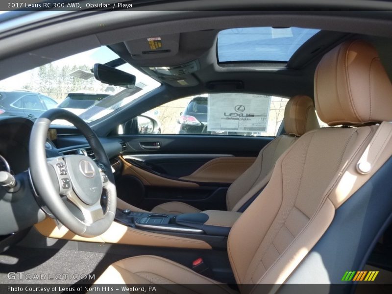 Obsidian / Playa 2017 Lexus RC 300 AWD