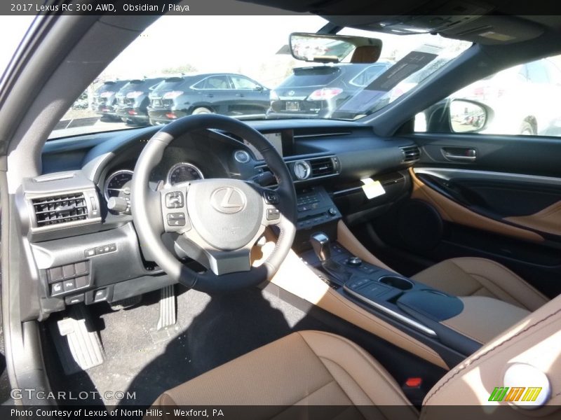 Obsidian / Playa 2017 Lexus RC 300 AWD