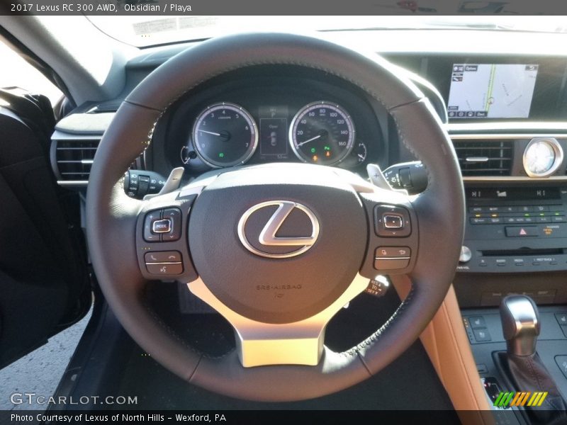 Obsidian / Playa 2017 Lexus RC 300 AWD