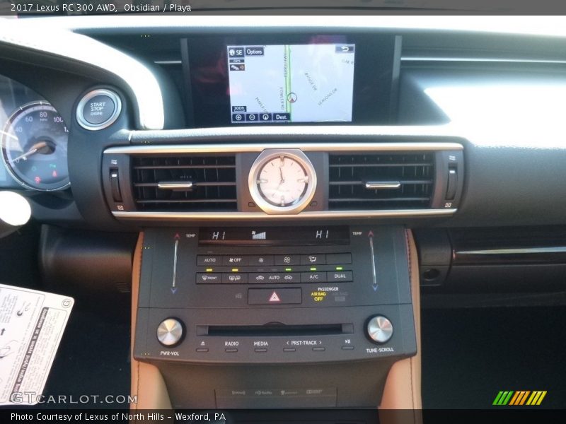 Obsidian / Playa 2017 Lexus RC 300 AWD