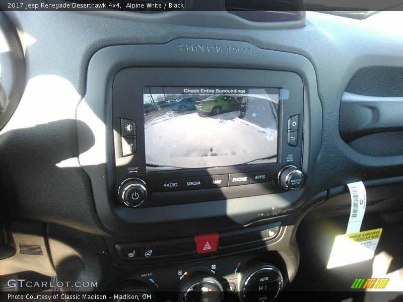 Alpine White / Black 2017 Jeep Renegade Deserthawk 4x4