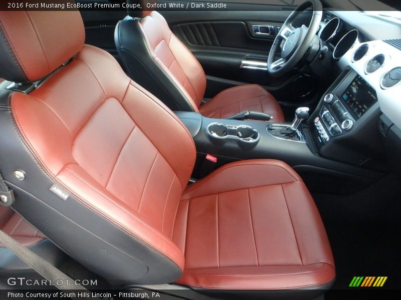 Front Seat of 2016 Mustang EcoBoost Premium Coupe