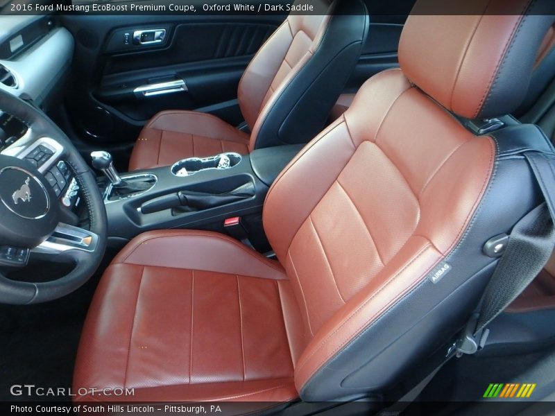  2016 Mustang EcoBoost Premium Coupe Dark Saddle Interior