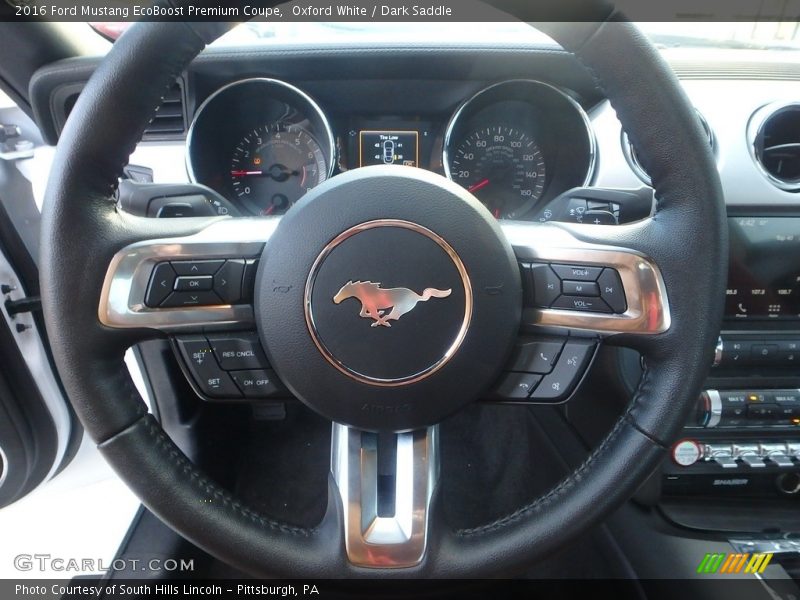  2016 Mustang EcoBoost Premium Coupe Steering Wheel