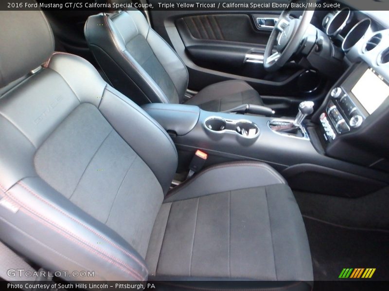 Front Seat of 2016 Mustang GT/CS California Special Coupe
