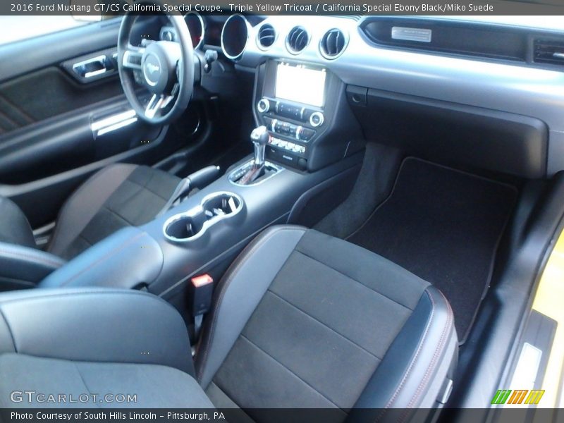 Front Seat of 2016 Mustang GT/CS California Special Coupe