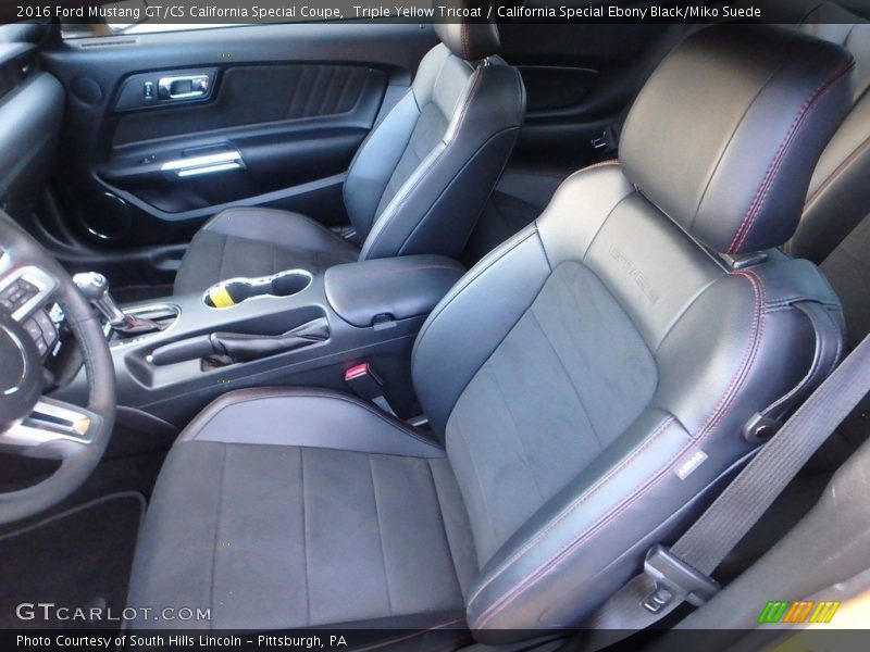 Front Seat of 2016 Mustang GT/CS California Special Coupe