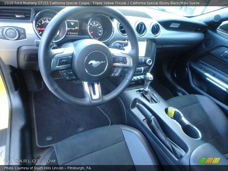  2016 Mustang GT/CS California Special Coupe California Special Ebony Black/Miko Suede Interior