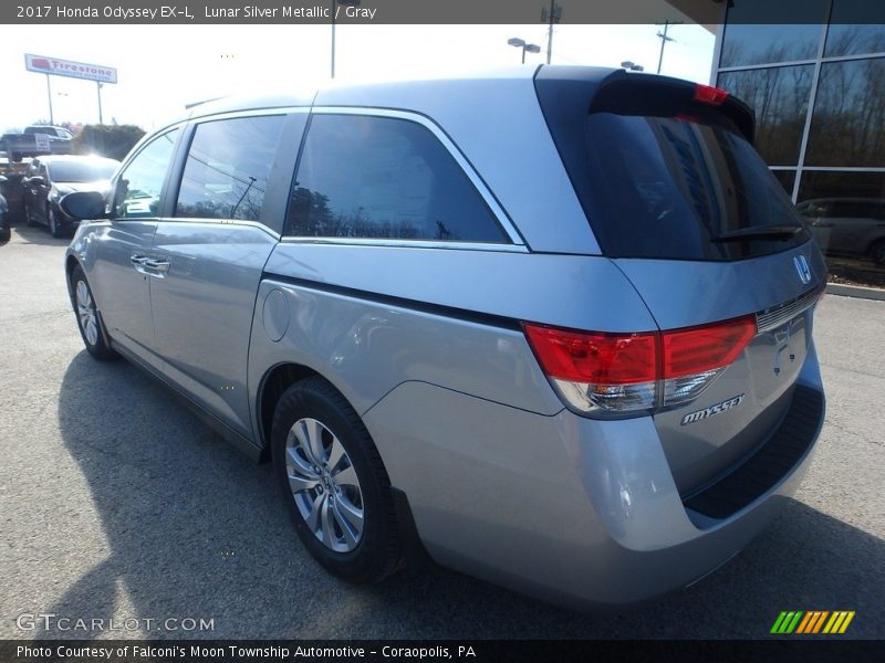 Lunar Silver Metallic / Gray 2017 Honda Odyssey EX-L